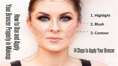 how to apply bronzer correctly.